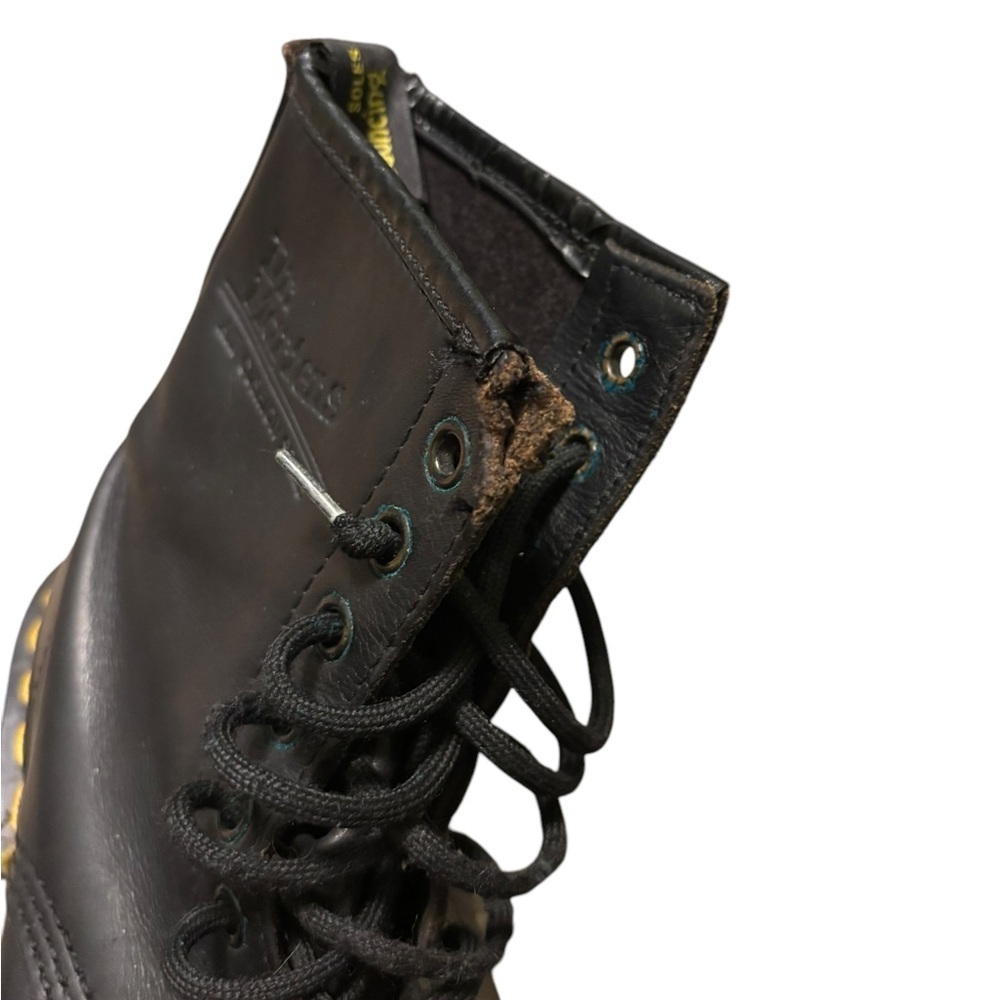 Dr. Martens Boots Women size 4 Vintage Y2K Made in England Black 1450 - Picture 5 of 9